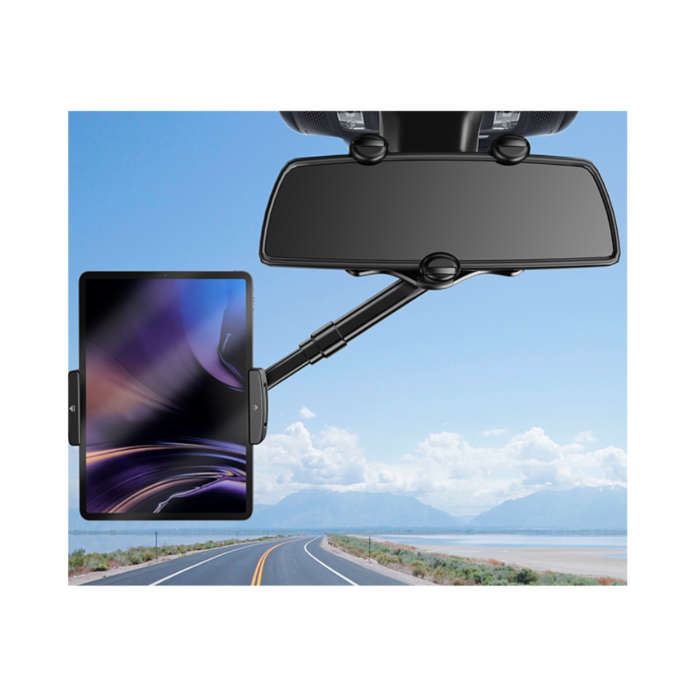 YESIDO C196 PHONE & TABLET HOLDER ON CAR REARVIEW MIRROR YESIDO C196 PHONE & TABLET HOLDER ON CAR REARVIEW MIRROR